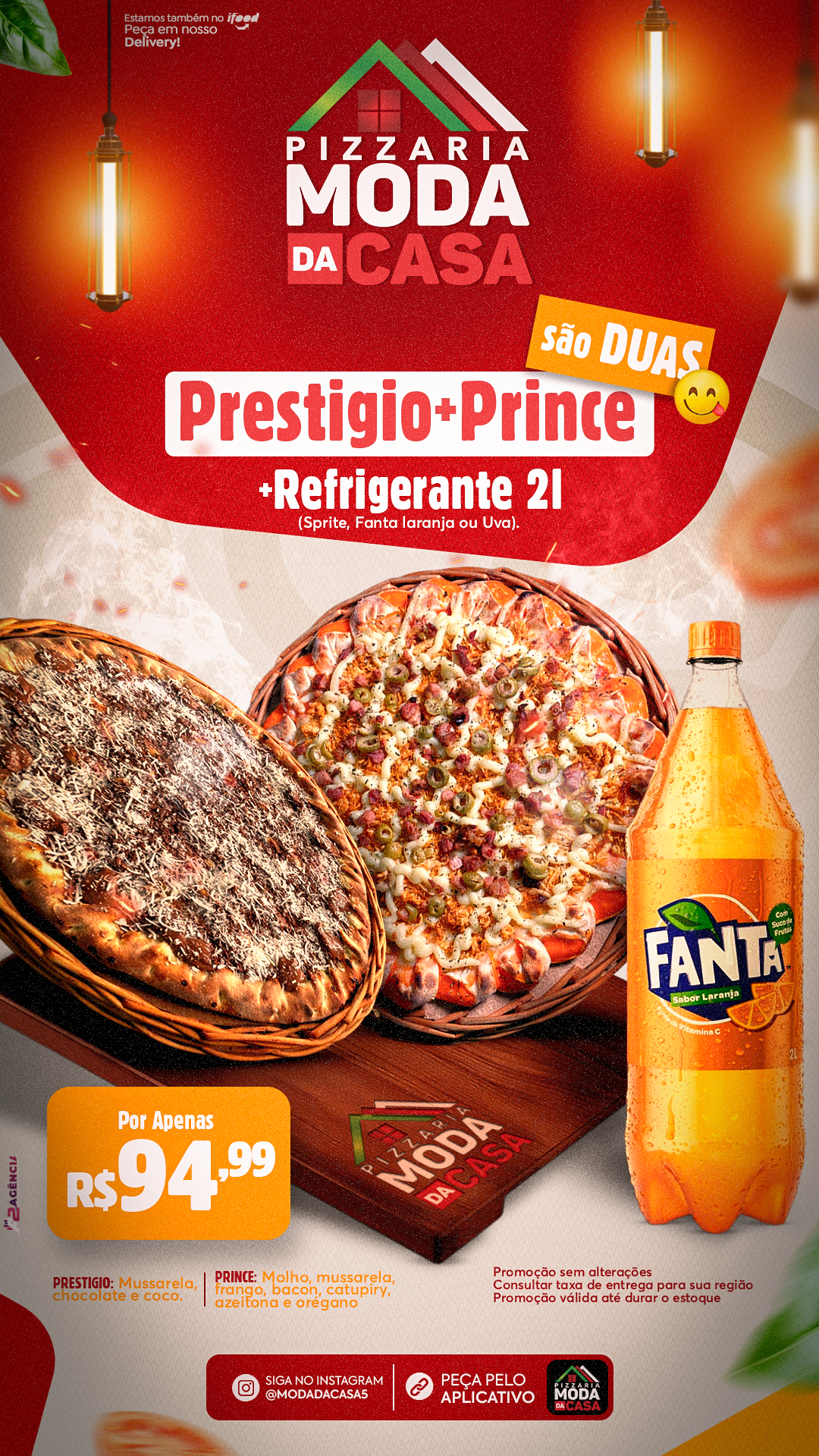 Flyer Promoção PRESTIGIO + PRINCE